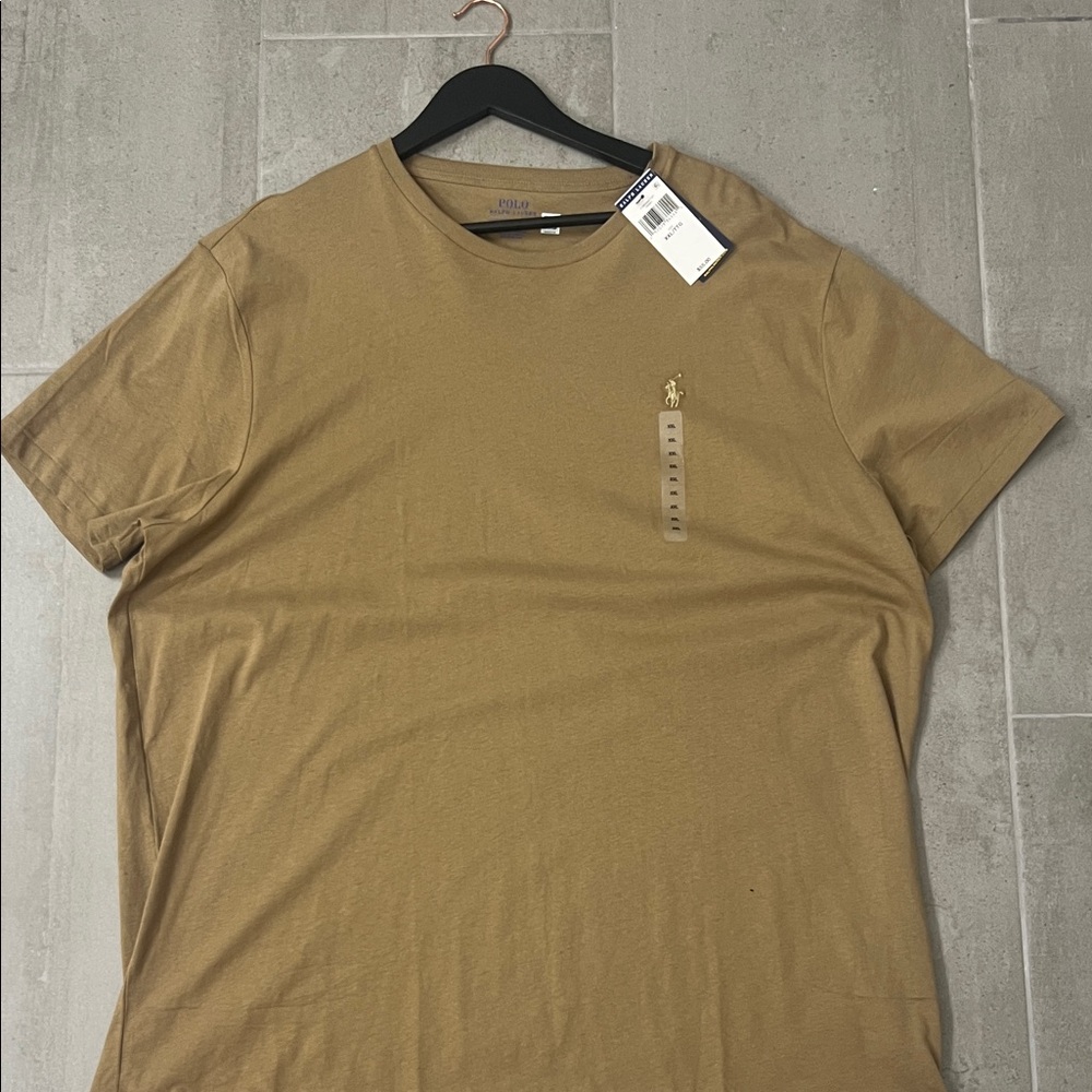Polo by Ralph Lauren Men's Camel Short Sleeve Tee